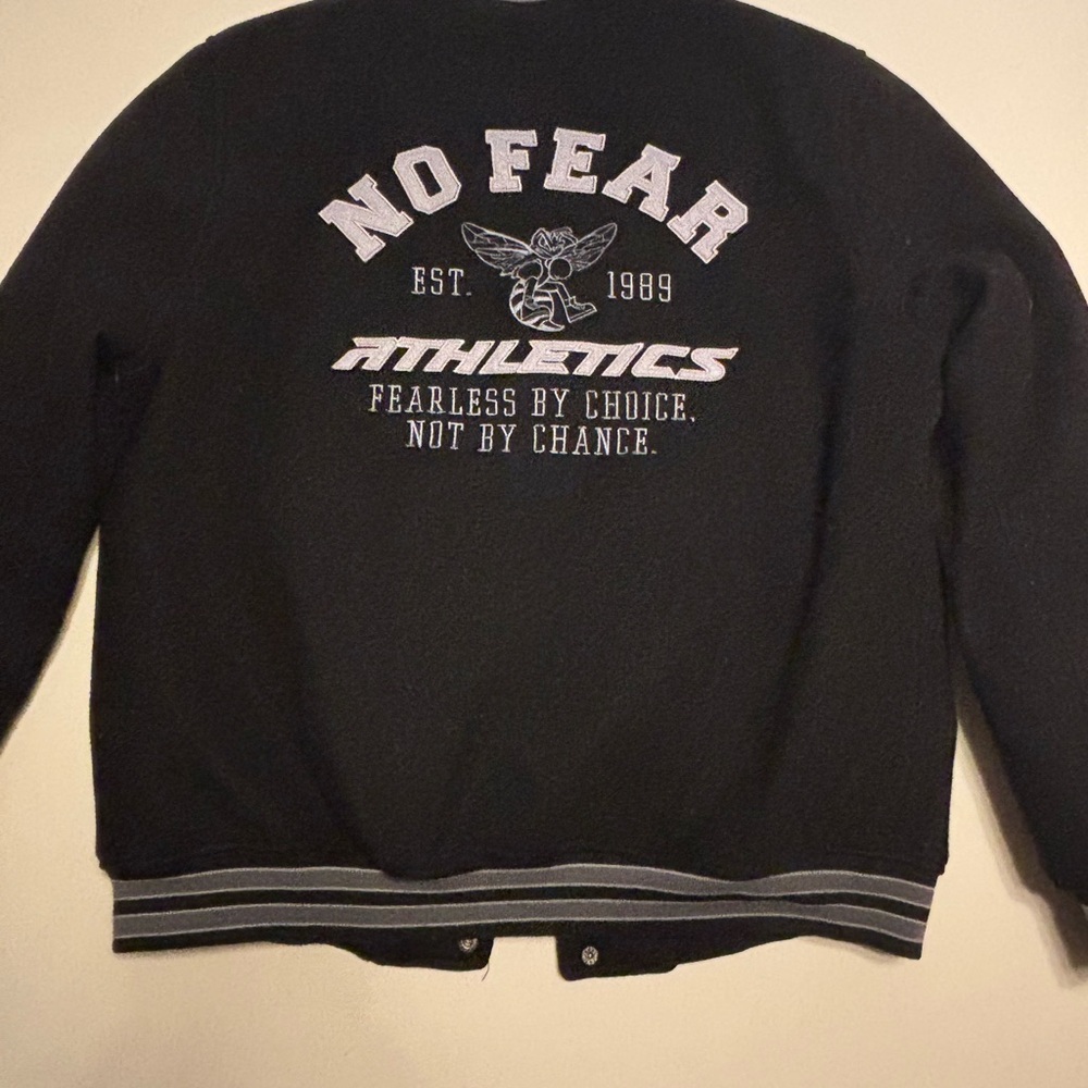 Black No Fear Athletics jacket